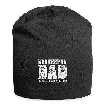 Papa apiculteur L’idole Le mythe L’apiculteur - Bonnet en jersey - noir - Devant