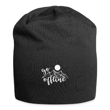 Aller hors ligne Randonnée Nature - Bonnet en jersey - noir - Devant