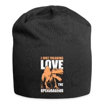 Spinosaurus Dinos dinosaure Dino cadeau - Bonnet en jersey - noir - Devant