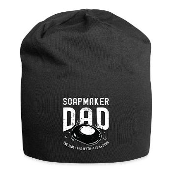Papa savonnier L’idole Le mythe La saponification - Bonnet en jersey - noir - Devant