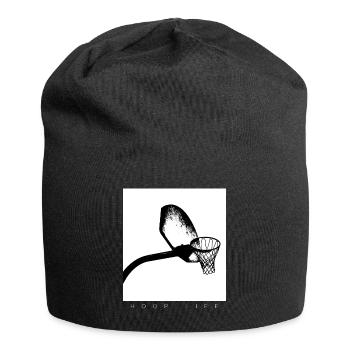 Hoop Basketball Player Hoop Black Graphic - Jersey Beanie - black - Front
