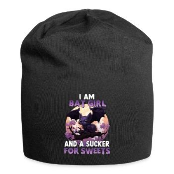 Halloween Costume Bat Girl Kawaii Anime Cosplay - Bonnet en jersey - noir - Devant