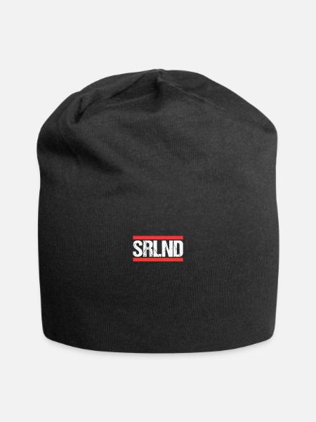 Saarländer Saarländerin Saarland - Jersey-Beanie - Schwarz