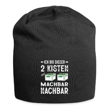Ich Bin Dieser 2 Kisten Sind Machbar Nachbar Bier - Jersey-Beanie - Schwarz - Vorne