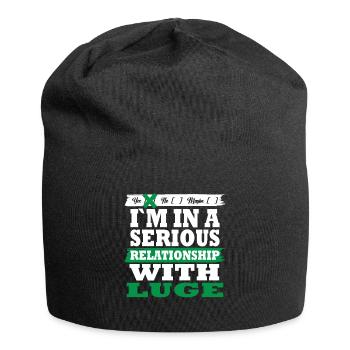 Mensonge Ma relation sérieuse drôle - Bonnet en jersey - noir - Devant