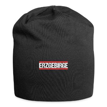 Erzgebirge - Jersey-Beanie - Schwarz - Vorne
