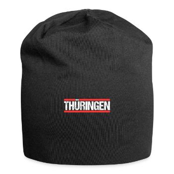 Thüringer Thüringerin Thüringen - Jersey-Beanie - Schwarz - Vorne
