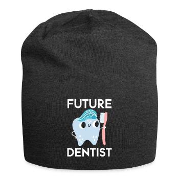 Diplôme d’étudiant dentiste en dentisterie dentaire - Bonnet en jersey - charbon - Devant
