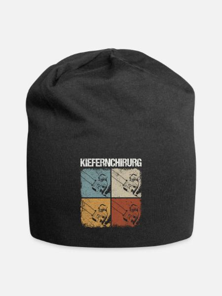 Kiefernchirurg - Jersey-Beanie - Schwarz