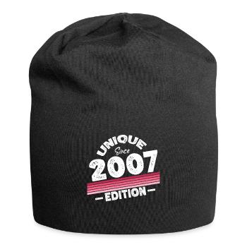 Unique Since 2007 Edition Birthday Vintage 2007 - Jersey Beanie - black - Front