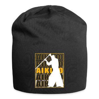 Aikido - Jersey-Beanie - Schwarz - Vorne