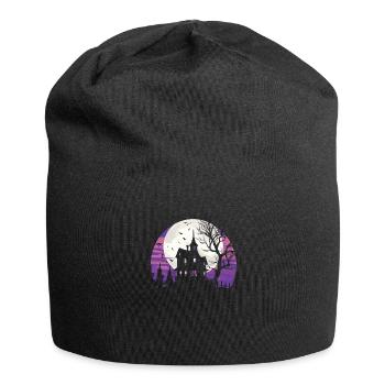 Costume de fête d'Halloween Maison hantée Temps - Bonnet en jersey - noir - Devant