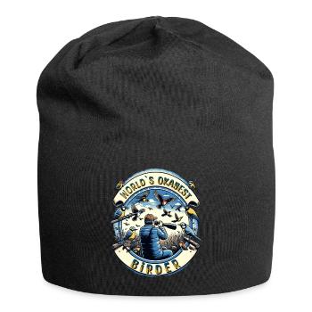 Le meilleur ornithologue amateur au monde - Bonnet en jersey - noir - Devant