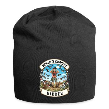 Le meilleur ornithologue amateur au monde - Bonnet en jersey - noir - Devant