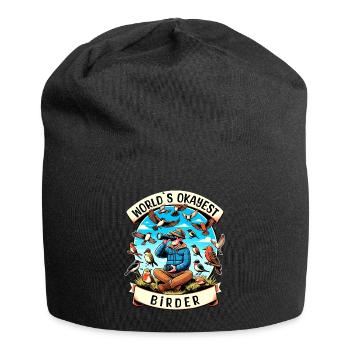 Le meilleur ornithologue amateur au monde - Bonnet en jersey - noir - Devant