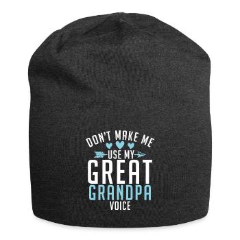 Cadeaux arrière-grand-père - Bonnet en jersey - charbon - Devant