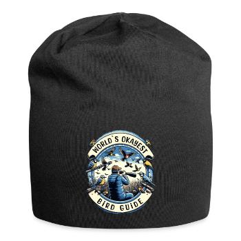 World's Best Okay Bird Guide Bird Watching - Jersey Beanie - black - Front