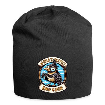 World's Best Okay Bird Guide Bird Watching - Jersey Beanie - black - Front