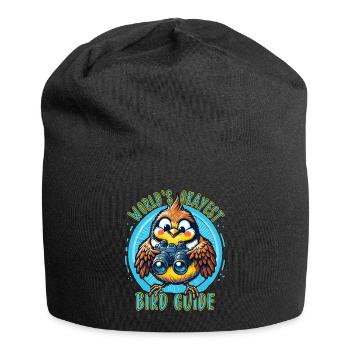 World's Best Okay Bird Guide Bird Watching - Jersey Beanie - black - Front
