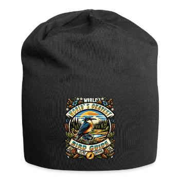 World's Best Okay Bird Guide Bird Watching - Jersey Beanie - black - Front
