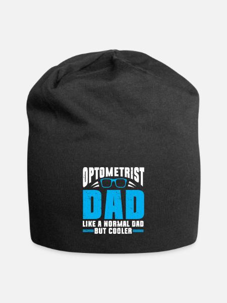 Optometrist Optiker Optometrie - Jersey-Beanie - Schwarz