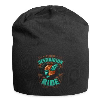 It's Not The Destination It's The Ride Biker - Jersey-Beanie - Schwarz - Vorne