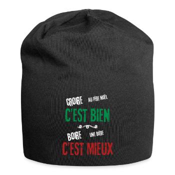 Männer, Frauen, Humorvoll, Humorvolles T-Shirt-Geschenk - Jersey-Beanie - Schwarz - Vorne