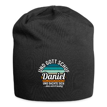 David - Jersey-Beanie - Schwarz - Vorne
