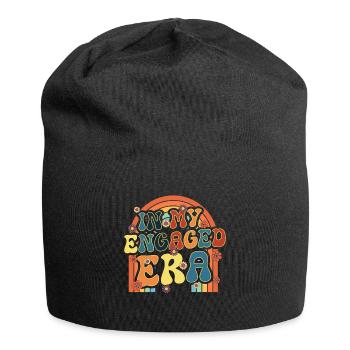 Dedicated friends engagement bride - Jersey Beanie - black - Front
