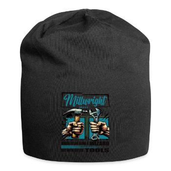 Millwright Profession Saying Worker - Jersey Beanie - black - Front