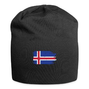 Iceland Flag Flag Reykjavík Icelandic - Jersey Beanie - black - Front