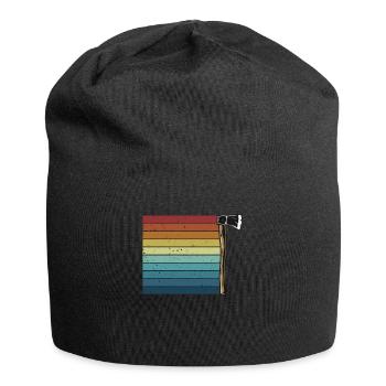 Retro-Axt-Wurf-Wettbewerbsspiel Profi - Jersey-Beanie - Schwarz - Vorne