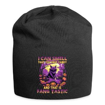 Costume d'Halloween de loup-garou kawaii pour les - Bonnet en jersey - noir - Devant