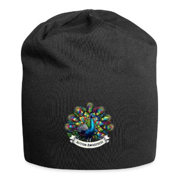 Autism Awareness puzzles piece - Jersey-Beanie - Schwarz - Vorne