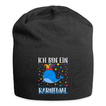 Faschingsparty Ich Bin ein KarneWal Karneval - Jersey-Beanie - Schwarz - Vorne