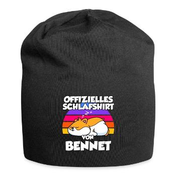 Offizielles Schlafshirt Von Bennet - Jersey-Beanie - Schwarz - Vorne