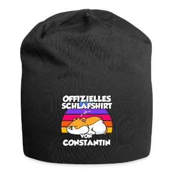 Offizielles Schlafshirt Von Constantin - Jersey-Beanie - Schwarz - Vorne