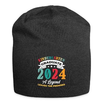 Proud Kindergarten Graduate 2024 - Jersey Beanie - charcoal grey - Front