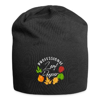Professional Leaf Peeper Fall Peeping Leaves - Jersey-Beanie - Schwarz - Vorne