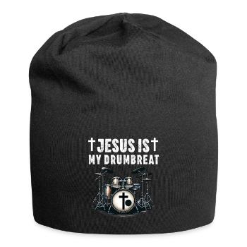 Tambour Chrétien Tambour Joueur Bâton Hommes Jésus - Bonnet en jersey - noir - Devant