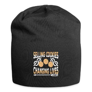 Selling Cookies Changing Lives - Jersey Beanie - black - Front