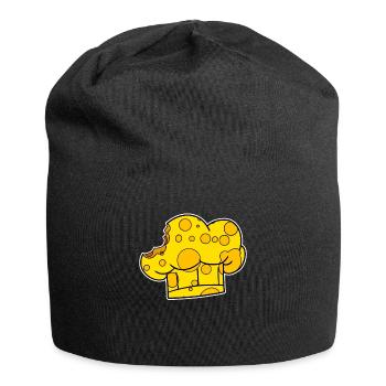 Chef's Cap Chef's Hat - Jersey Beanie - black - Front