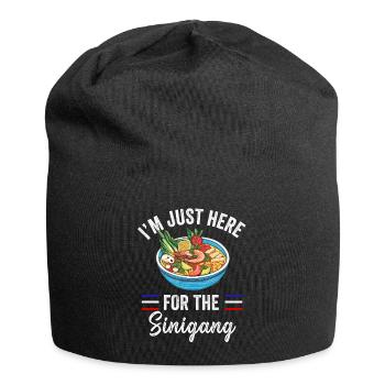 Philippines Philippines Femmes Hommes Cuisine philippine - Bonnet en jersey - noir - Devant