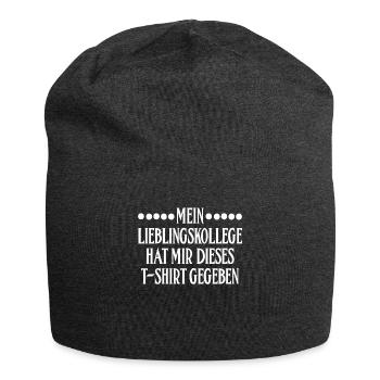 Coworker Lieblingskollege gab mir dieses T-Shirt - Jersey-Beanie - Anthrazit - Vorne