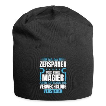 Zerspaner mein Handwerk beherrsche ich meisterhaft - Jersey-Beanie - Schwarz - Vorne