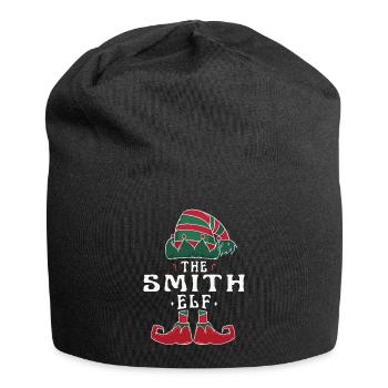 Smith Elf famille Match groupe Noël maman papa - Bonnet en jersey - noir - Devant