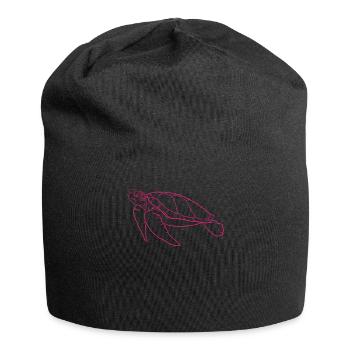 Stille Ozeanwanderer Schildkröte - Jersey-Beanie - Schwarz - Vorne