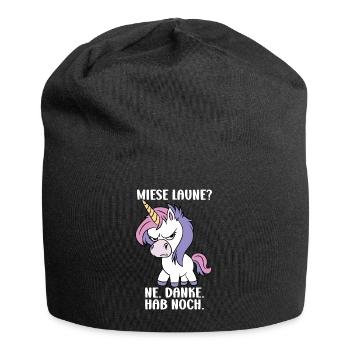 Miese Laune? Ne. Danke. Hab Noch. - Jersey-Beanie - Schwarz - Vorne