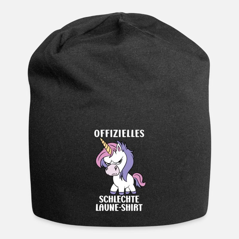 Offizielles Schlechte Laune Shirt - Jersey-Beanie - Schwarz