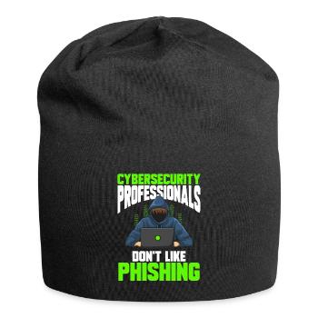 Cybersecurity Hacker IT-Sicherheit - Jersey-Beanie - Schwarz - Vorne